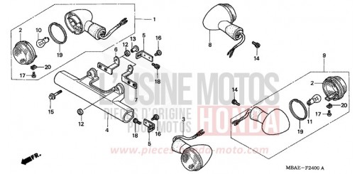 CLIGNOTANT VT750CY de 2000